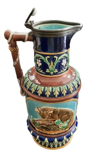 Majolica Jug by George Jones