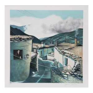 Capileiria, Sandra Lawrence Lithograph