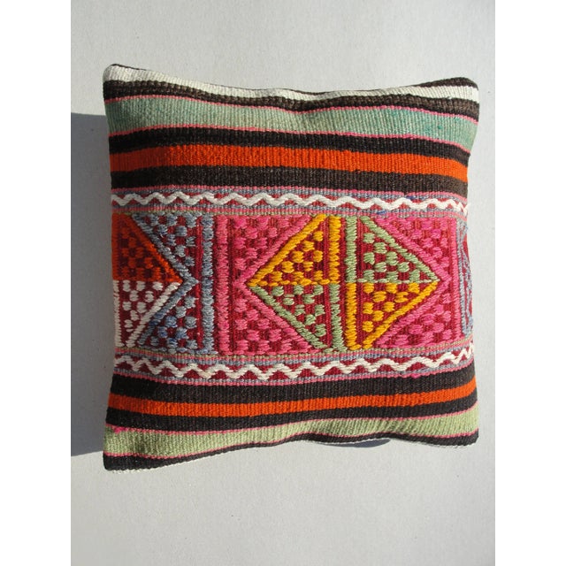 Kilim Rug Pillow For Sale - Image 5 of 11