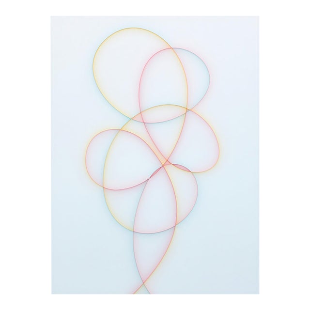 Contemporary Abstract Cast Acrylic and Spray Paint "Mother" by Tom Henderson For Sale