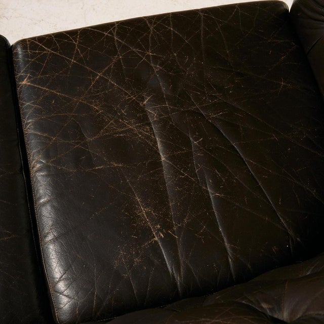 Chesterfield Leather Sofa Set, 1970s, Set of 3 For Sale - Image 16 of 18