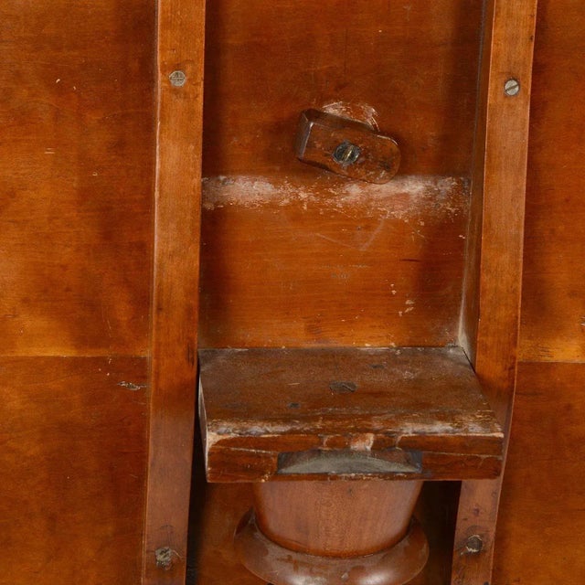 1940s American Maple Tilt Top Side Table For Sale - Image 4 of 7