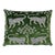 Schumacher Woodland Leopard Velvet 16" Pillow in Emerald For Sale