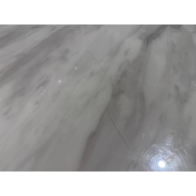 Vintage Saarinen Style Marble Top Tulip Table For Sale - Image 14 of 15