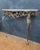 Gold Neoclassical Gilt Bronze and Marble Console Table with Eagle Motif, 1940s For Sale - Image 8 of 9