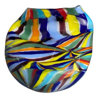 Modern Multicolored Vase in Murano Glass by Simoeng For Sale