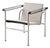 1 Armchair with Tilting Back by Le Corbusier for Cassina For Sale