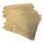 French Linen Pale Yellow Hand Made Napkins, S/12 For Sale