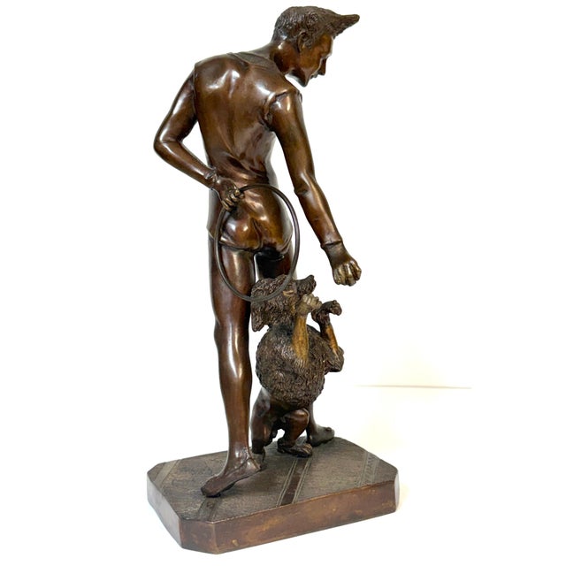 Bronze Sculpture "Get Up" After Georges Petit de Chemellier, 20th Century For Sale - Image 9 of 18