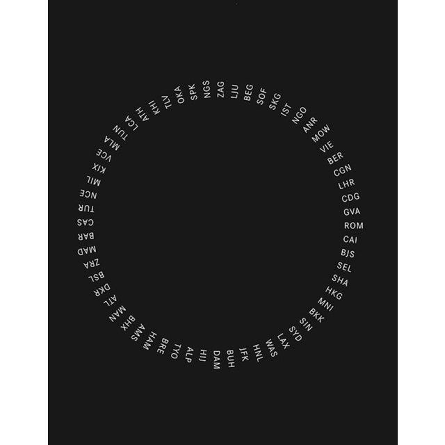 Langlands & Bell, Frozen Sky, Night. Large Modern British Conceptual Screenprint Langlands & Bell, 1999 For Sale