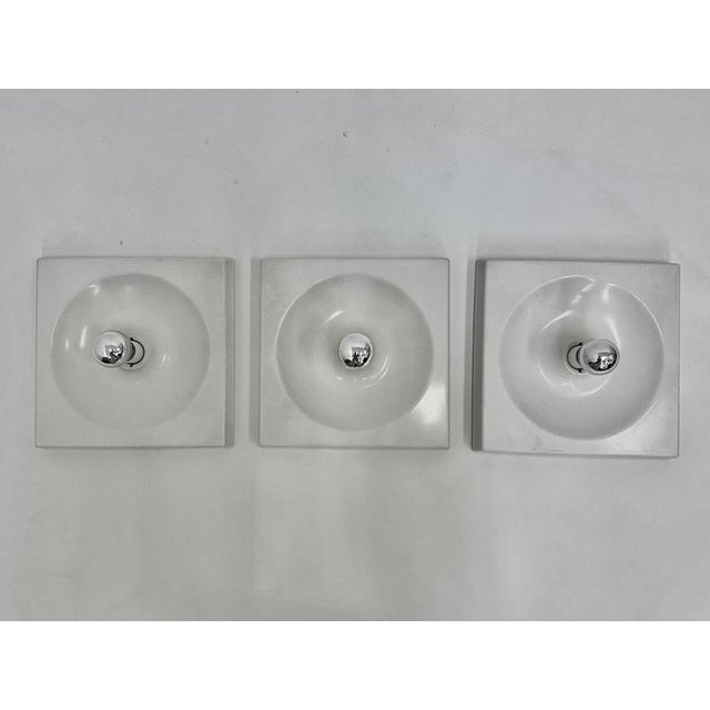Quadro Wall Lamps from Schönbuch, 1970s, Set of 3 For Sale - Image 3 of 18