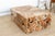 Tan Organic Teak Root Mosaic Coffee Table For Sale - Image 8 of 11