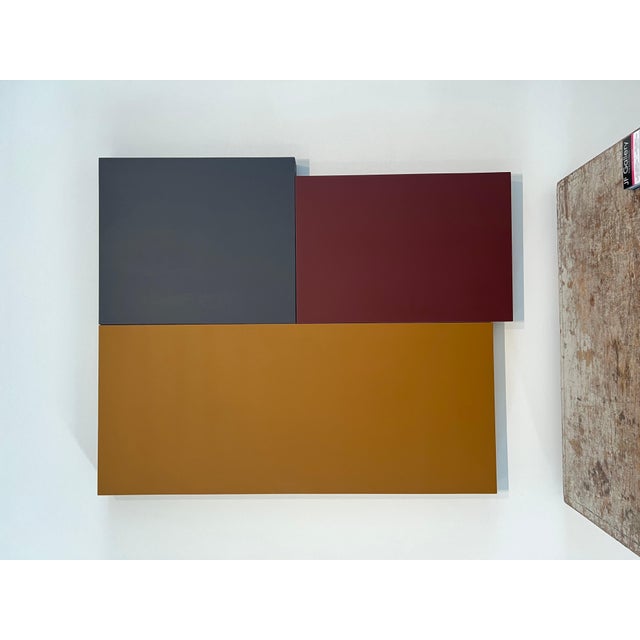 William Finlayson Jr. Acrylic on Wood Assemblage Titled: "A.B.C. 4” 44 x 36 For Sale - Image 9 of 9