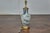 Early 21st Century Asian Porcelain Vessel Table Lamp with Cobalt Brushwork and Gilded Base For Sale - Image 5 of 9