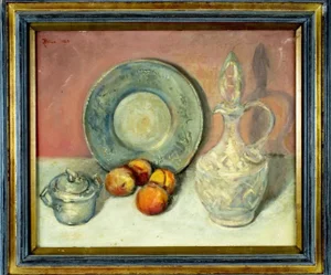 Still Life Painting C 1950, Framed