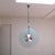 Modern Glass and Chrome Ceiling Light from Fontana Arte, Italy, 1980s For Sale - Image 3 of 14