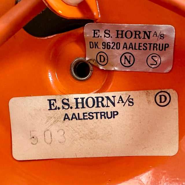 Lamp Eyeball by E.S. Horn for Aalestrup, 1980s For Sale - Image 14 of 15