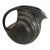 Vintage Hall Ceramic Pitcher Gunmetal Finish For Sale