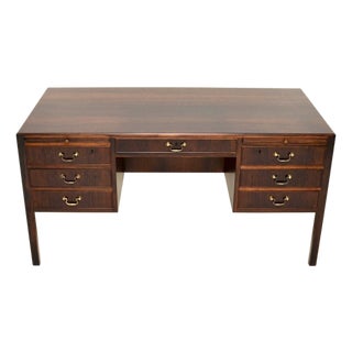 Danish Desk by O. Bank Larsen, 1950s For Sale