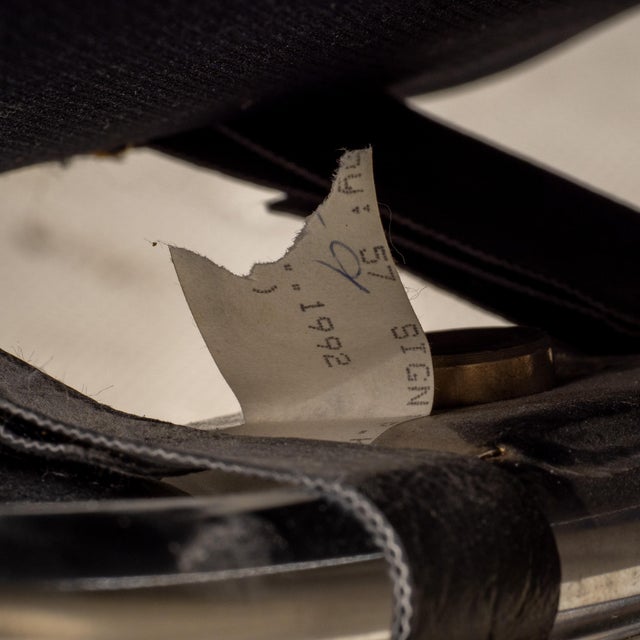 1990s Ekornes Stressless Recliner Chair Cream Leather Chrome Base Medium Norway For Sale - Image 15 of 16