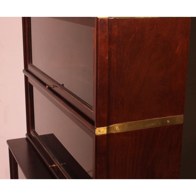 Mahogany Stacking Bookcases, 1990s For Sale - Image 9 of 12