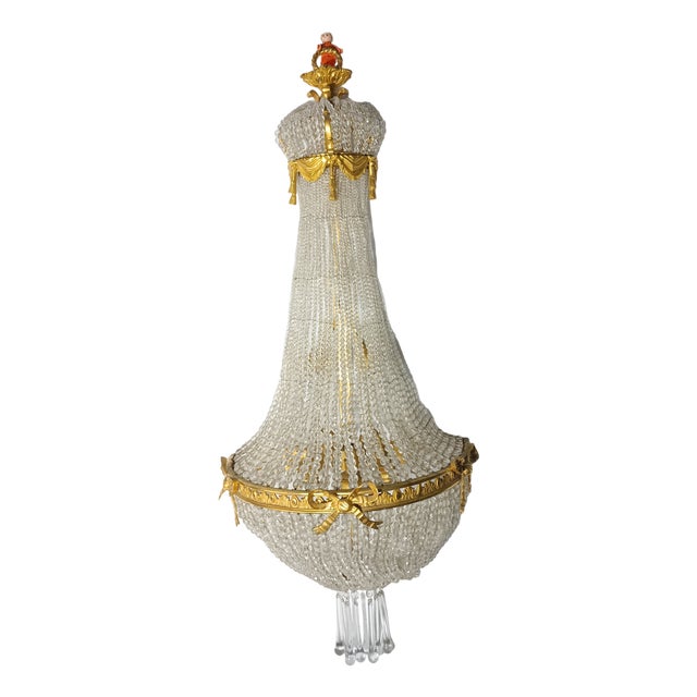 Vintage French Empire Louis XV Wall Light, 1930s For Sale