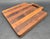 Wood Mid 20th Century Danish Staved Teak Wood Charcuterie & Cheese Board For Sale - Image 7 of 11