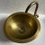 Farmhouse Rustic Moroccan Farmhouse Hammered Brass Sink Bathroom Drop-In Oval Bar Sink With Brass Drain For Sale - Image 3 of 10