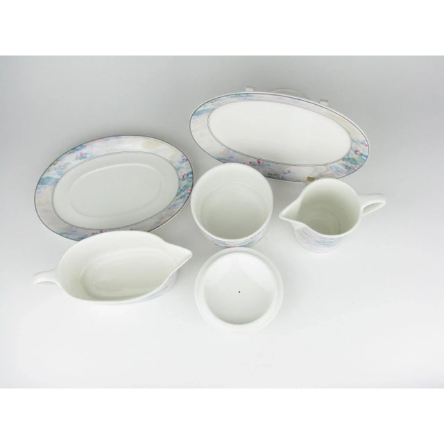 Vintage Mikasa Maxima Monet Impressionism Dinnerware Set - 86 Pieces For Sale - Image 11 of 12
