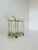 Vintage Brass and Glass Trolley, 1960s, in Very Good conditions. Designed 1960 to 1969