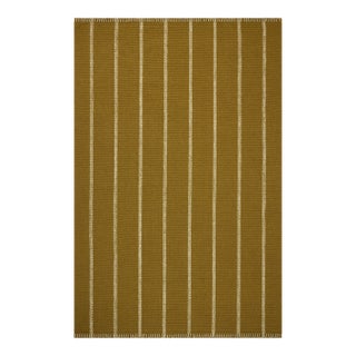 Amber Lewis x Loloi Harlan Ochre / Ivory 2'-0" x 3'-0" Runner Rug For Sale