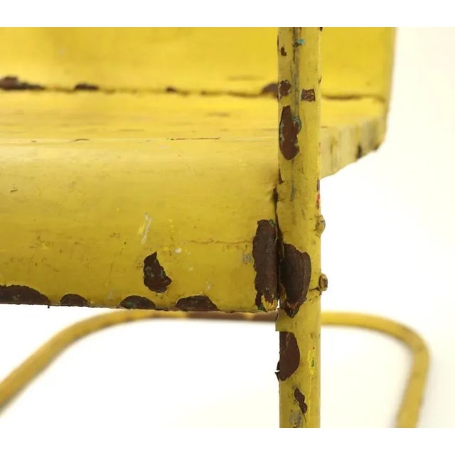 1930s Mid-Century Art Deco Cantilevered Patio Chair For Sale - Image 5 of 13