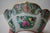Vintage Mid-Century Famille Rose Porcelain Bowl - Hand-Decorated in Hong Kong For Sale - Image 4 of 6