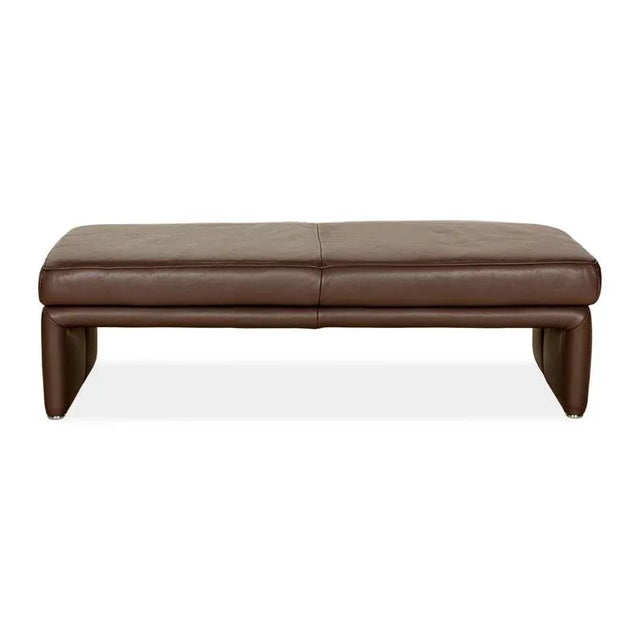 Raoul Leather Stool in Brown from Koinor For Sale - Image 11 of 12