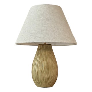 Earthenware Table Lamp by Greta Runeborg for Upsala-Ekeby, 1940s For Sale