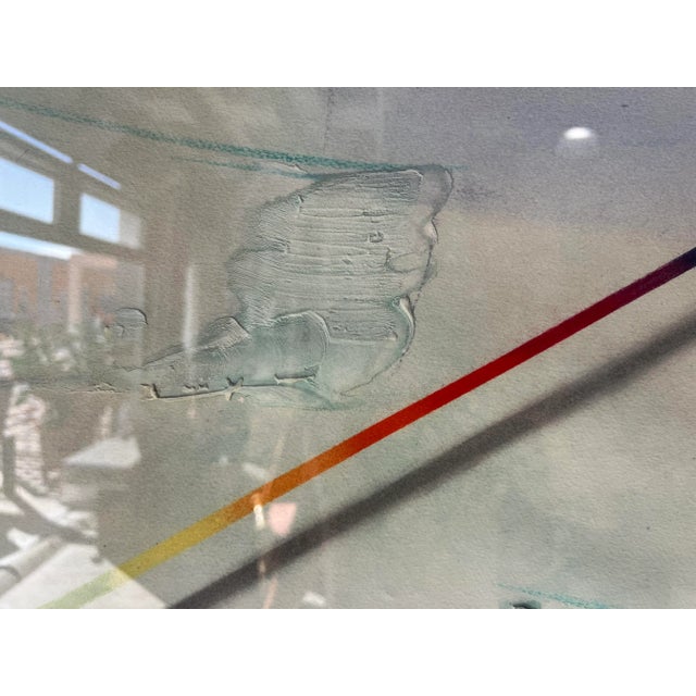 1980's T. W. Stewart " Basic Structure " Expressionist Abstract Painting For Sale - Image 9 of 12