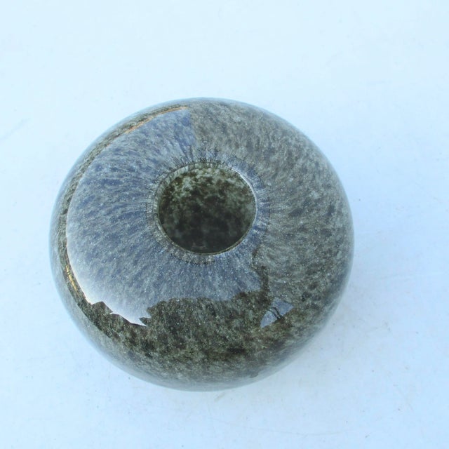 Art Glass Pebble Vase For Sale - Image 4 of 9