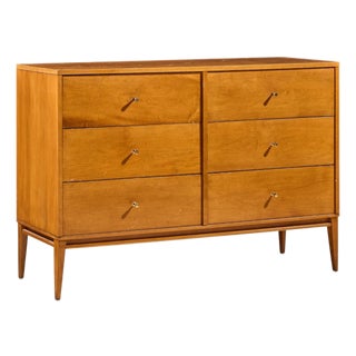 Paul McCobb for Planner Group Mid Century 6 Drawer Lowboy Dresser For Sale