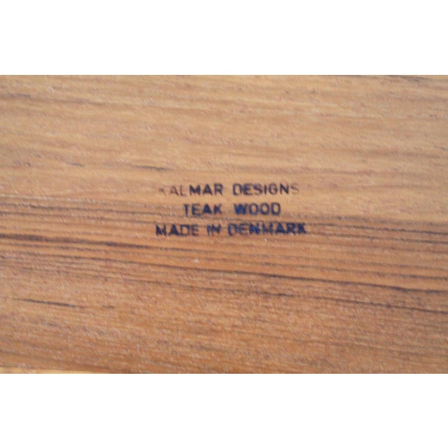 Vintage Kalmar Designs Teak Wood Charcuterie Carving Board For Sale In Milwaukee - Image 6 of 7
