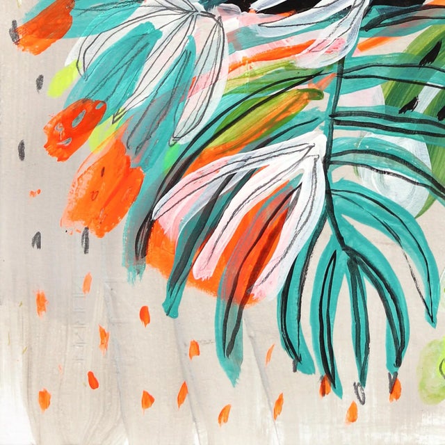 2020s Exotic - Abstract Colorful Whimsical Figurative Feminine Art on Paper Original Artwork by Silvia Pavarini For Sale - Image 5 of 7