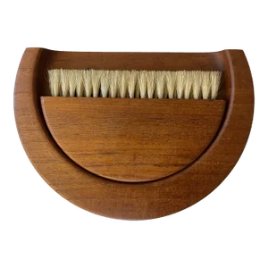1950s Kay Bojesen Teak Crumb Tray & Brush Set- 2 Pieces