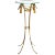 Italian Gilt Metal Tassel Pedestal / Fern Stand For Sale