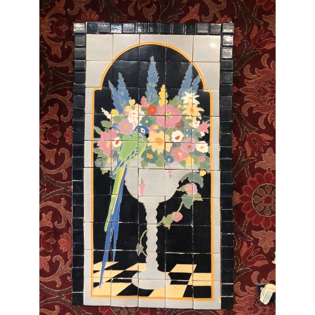 1920s Antique Claycraft Tile Company Mural For Sale - Image 12 of 13