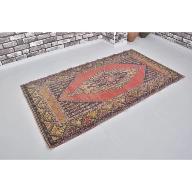 Textile Anatolian Wool Kurdish Rug, 1960s For Sale - Image 7 of 11