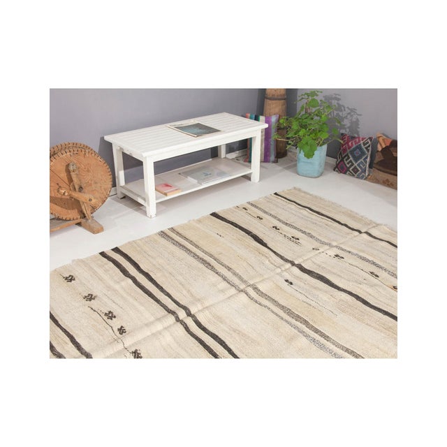 Vintage Modern Turkish Kilim Rug - 5`7" X 13`0" For Sale In Los Angeles - Image 6 of 6