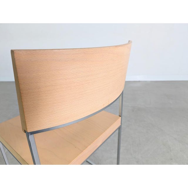 Cuba Chair in Beech by Enzo Berti for Lapalma, Italy For Sale - Image 9 of 12