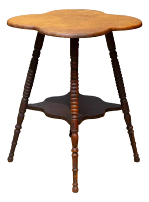 Antique Victorian Clover Top Parlor Table c.1890