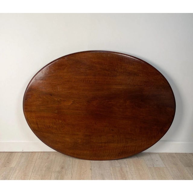 Early Baroque Italian Walnut Oval Center Table, Circa 1680 For Sale - Image 12 of 13