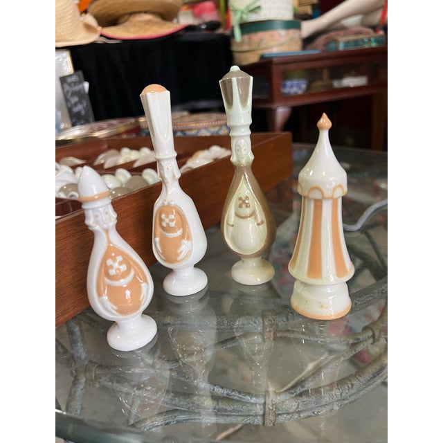 Vintage Ceramic Hand Painted Chess Set- Set of 32 For Sale In Atlanta - Image 6 of 9