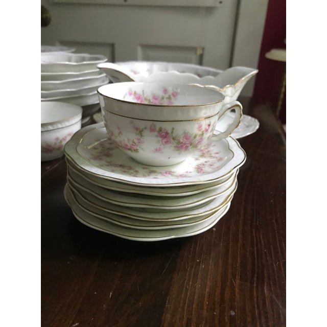 Antique Bavaria, Orleans Z S and C China Set for 6- 40 Pieces For Sale - Image 9 of 12